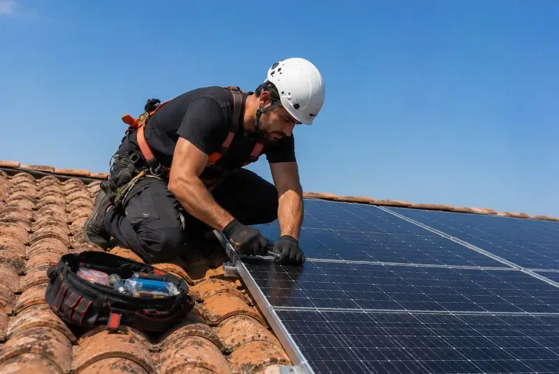 Maintenance et monitoring de panneaux solaires à Haut Valromey