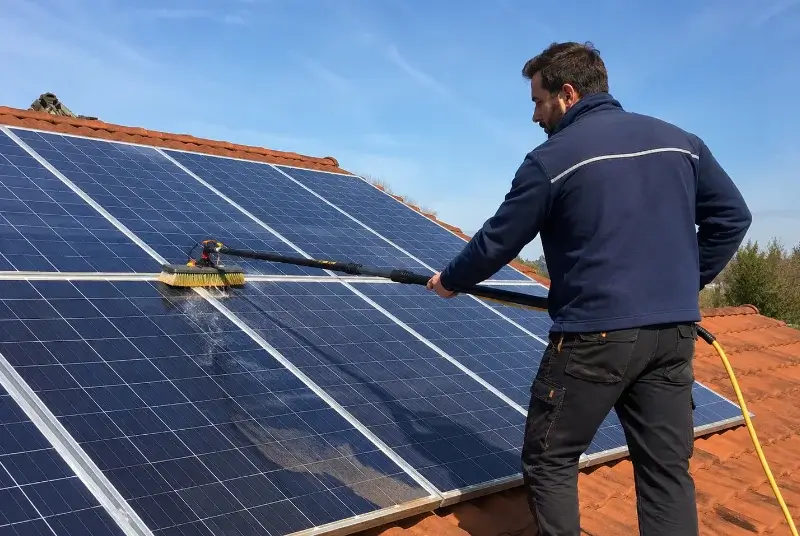 Nettoyage et entretien de panneaux solaires à Haut Valromey